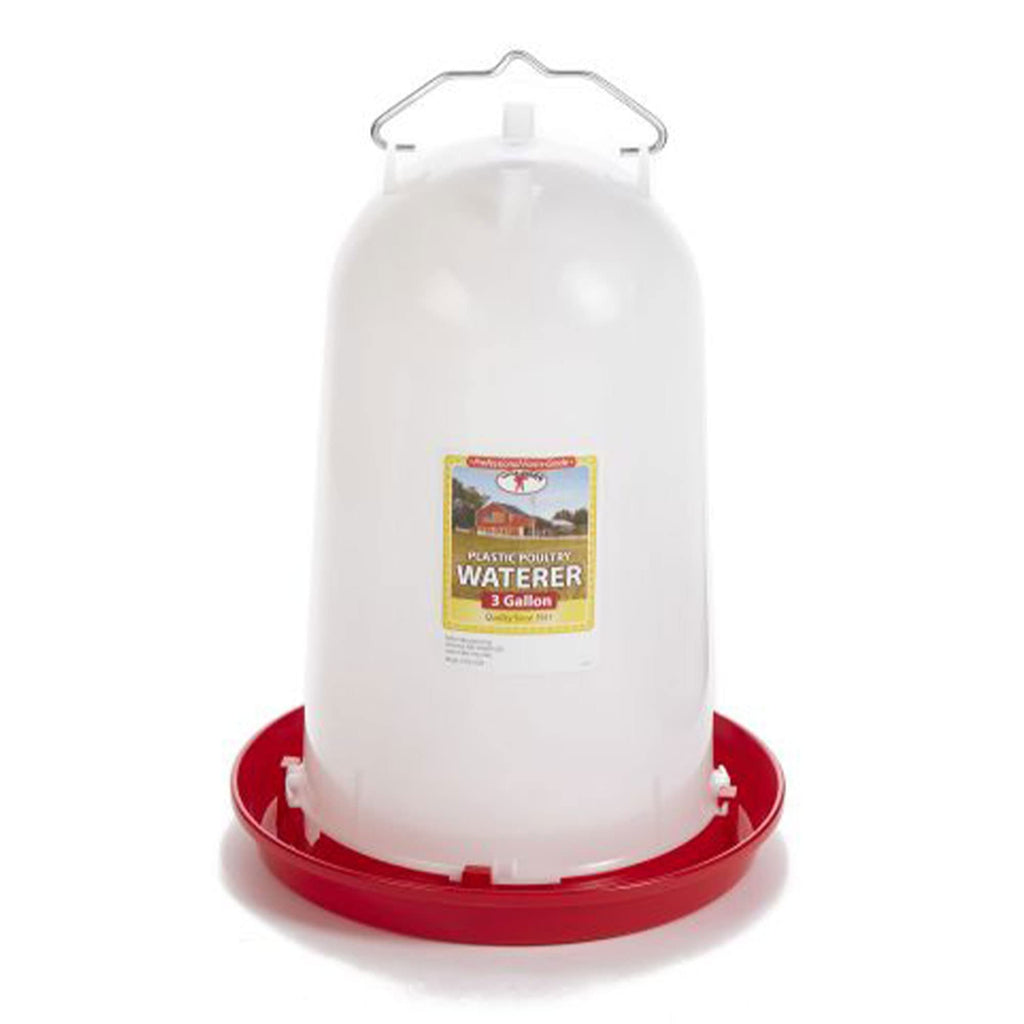 3 Gallon Plastic Gravity Fed Waterer 4-Pack K20408