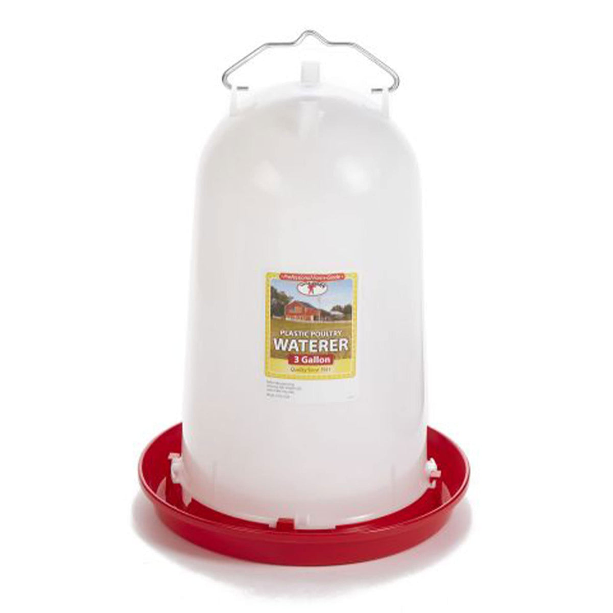 3 Gallon Plastic Gravity Fed Waterer 4-Pack K20408
