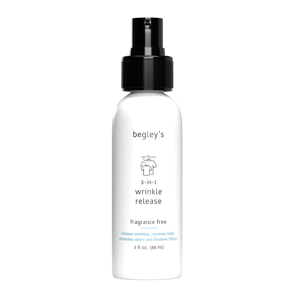 3-in-1 Wrinkle Remover, Static Cling Remover, Odor Eliminator and Fabric Refresher Spray, Fragrance-Free, 3 oz S29161