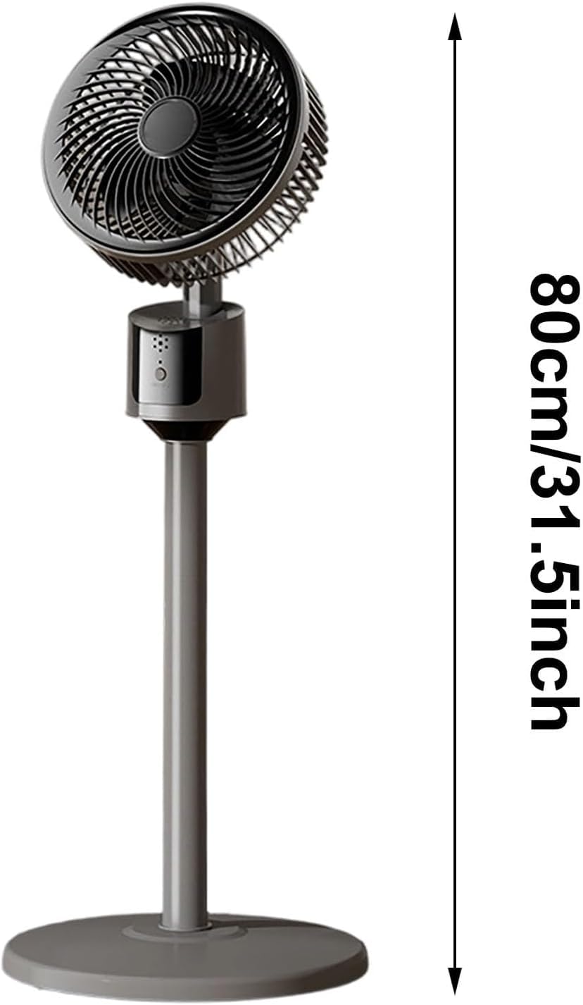 Standing Fan with 90° Oscillation, 3 Speeds, Adjustable Height S688921
