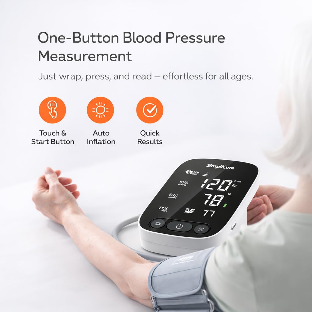 Blood Pressure Monitor with XL Cuff and LED Display H6713
