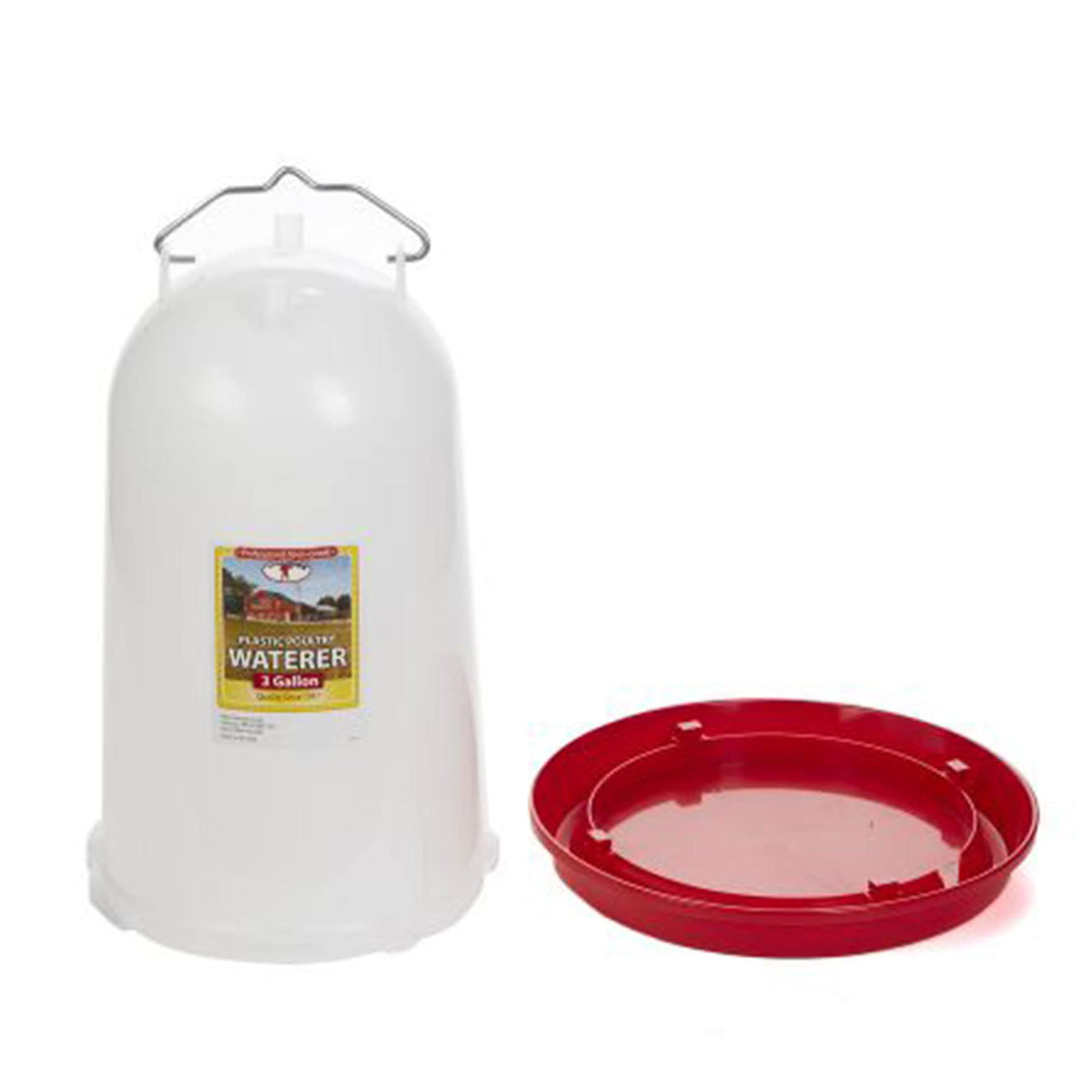 3 Gallon Plastic Gravity Fed Waterer 4-Pack K20408
