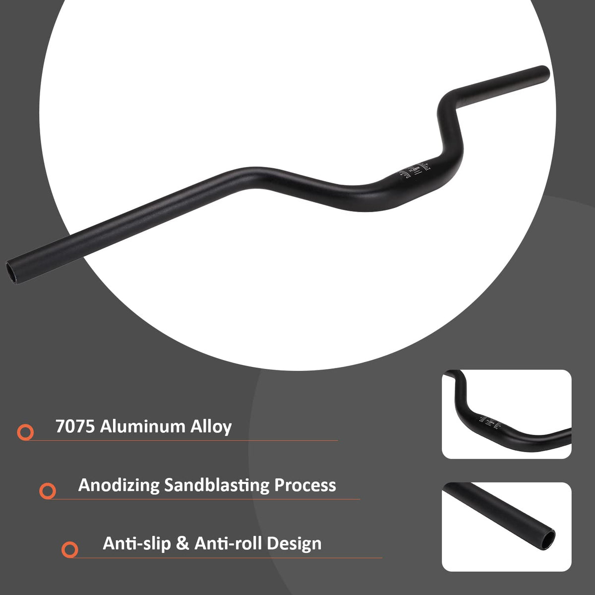 7/8'' 22MM Aluminum Handle Bar K359586
