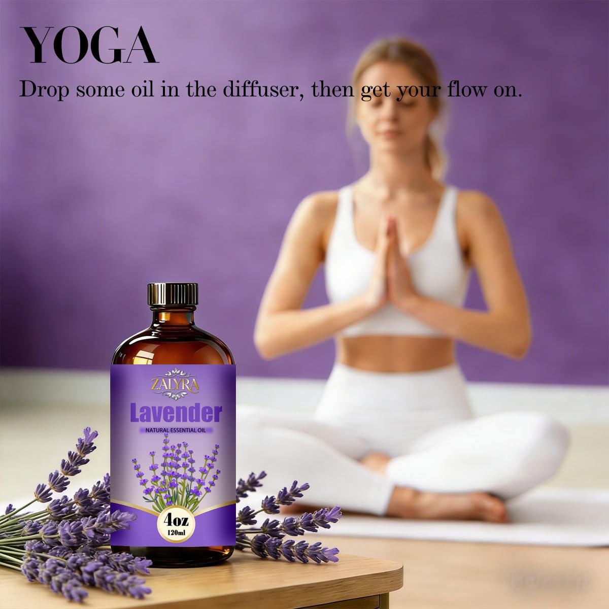 Lavender&Lotus Essential Oil 4 Fl Oz+0.33 Fl Oz O1067