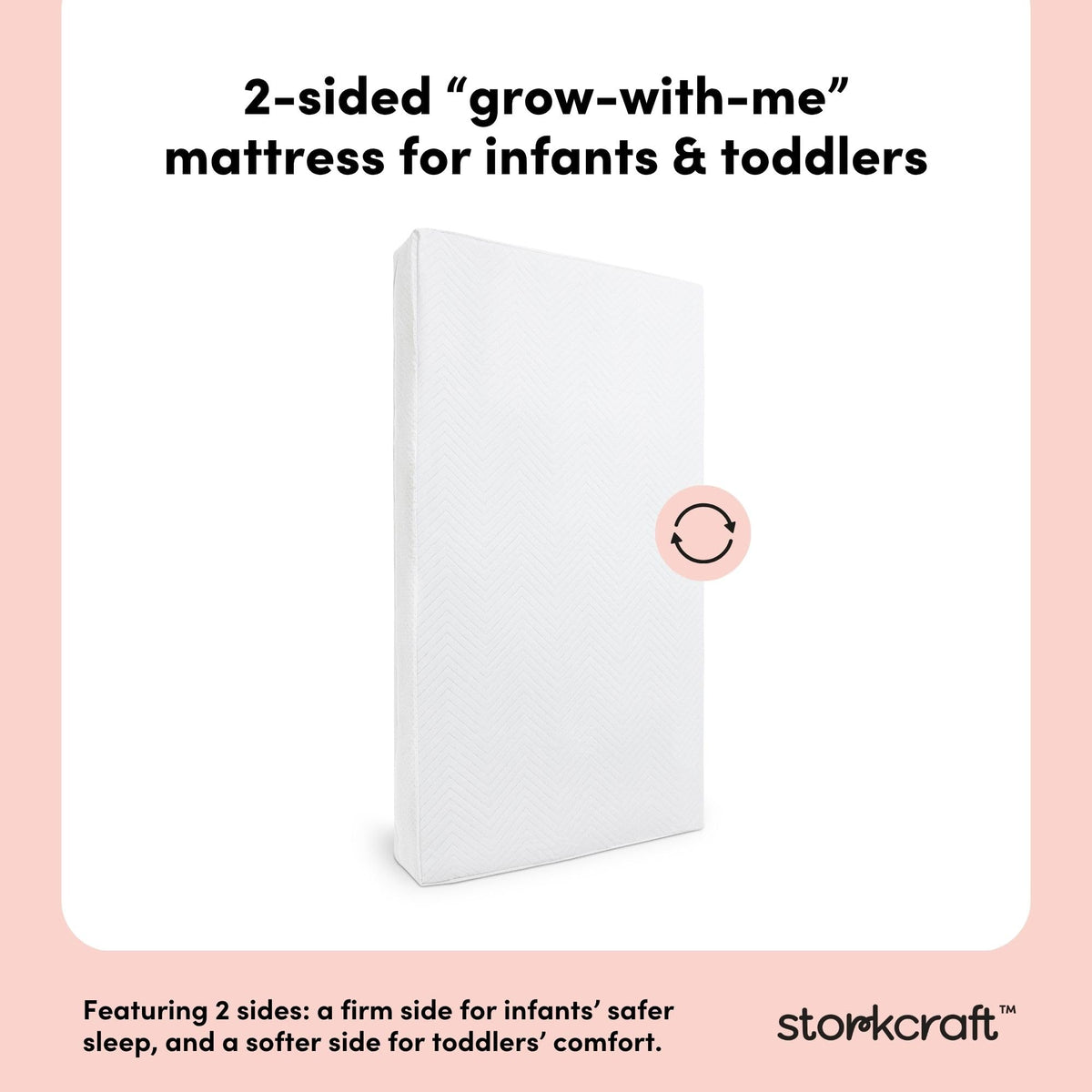 6-Inch Water-Resistant Baby Crib & Toddler Mattress J298934