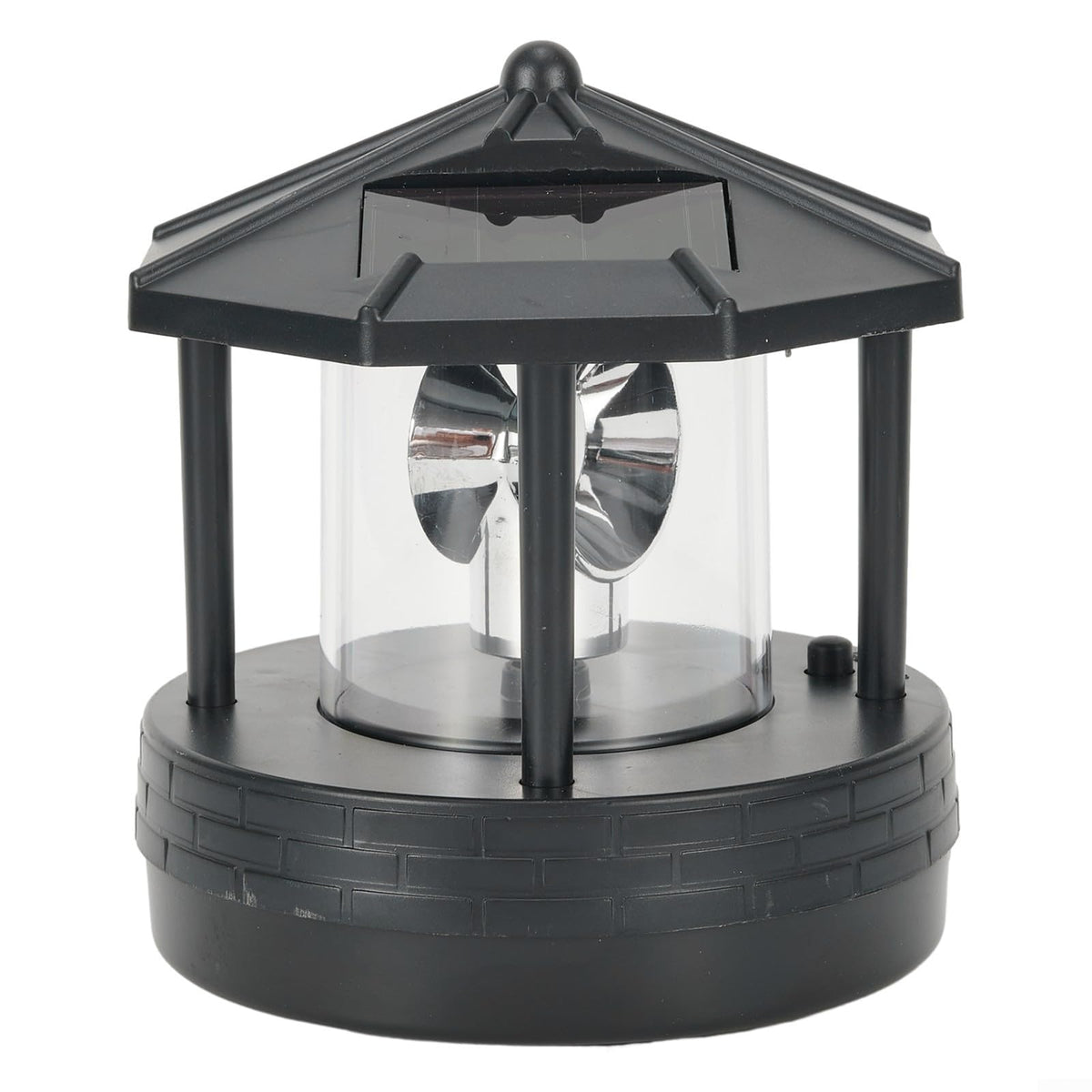 Black Solar Lighthouse Outdoor Light L22813