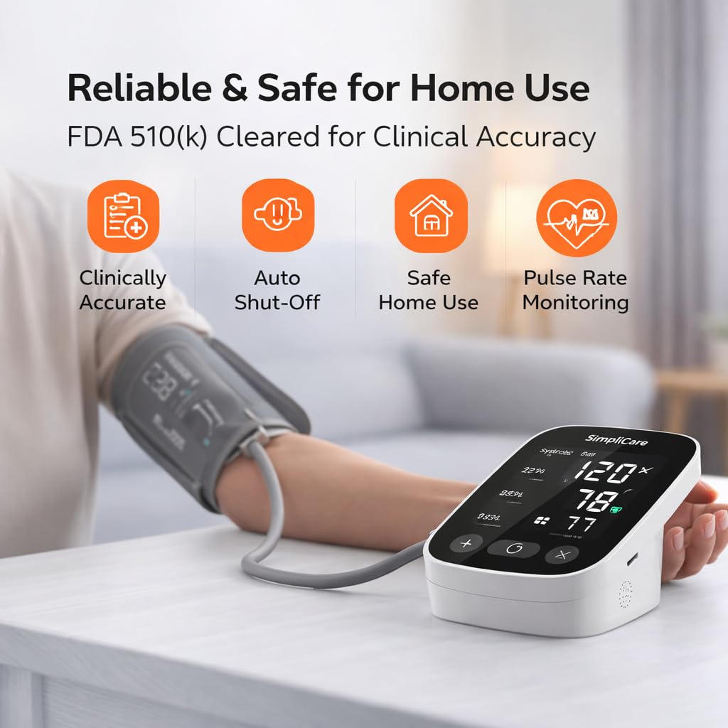 Blood Pressure Monitor with XL Cuff and LED Display H6713