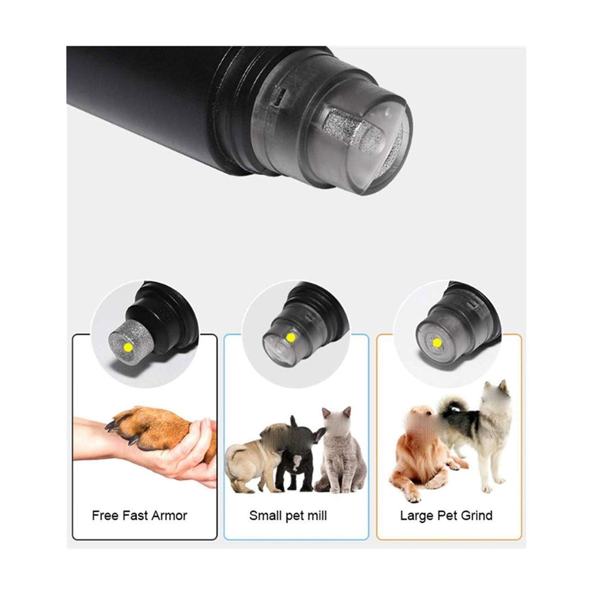 Electric Dog Nail Grinder with 3h Working Time U9786