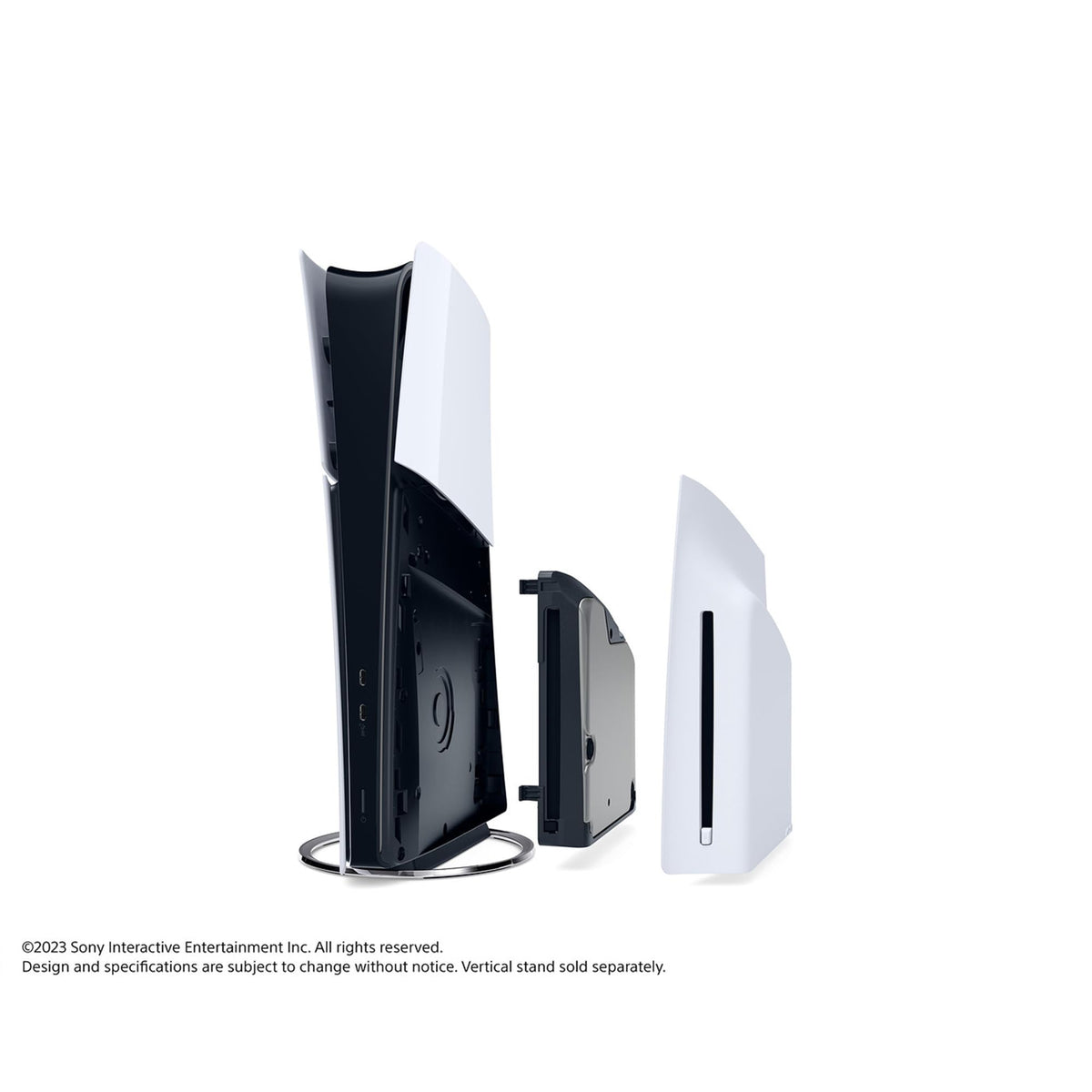 White Slim Disc Edition Gaming Console Bundle with Wireless Controller D878537