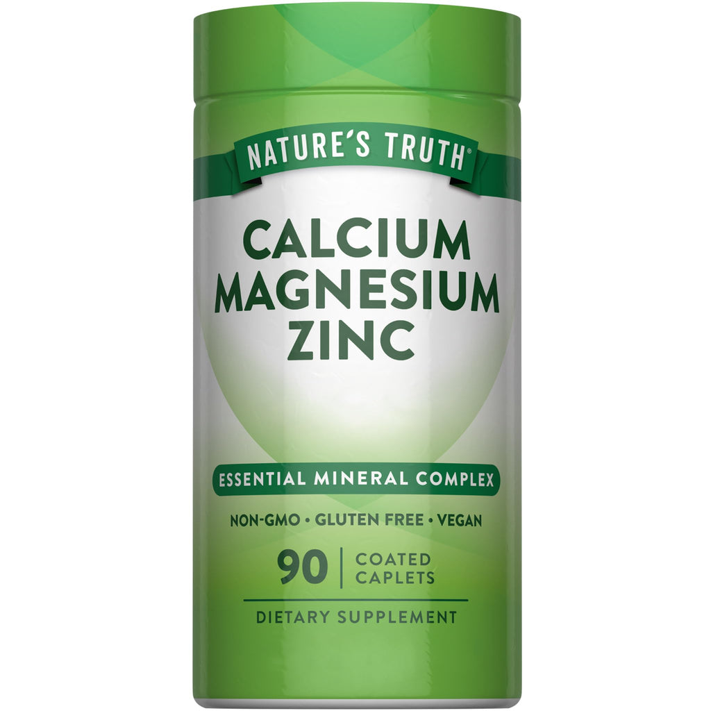 Calcium Magnesium Zinc 90 Coated Caplets E920