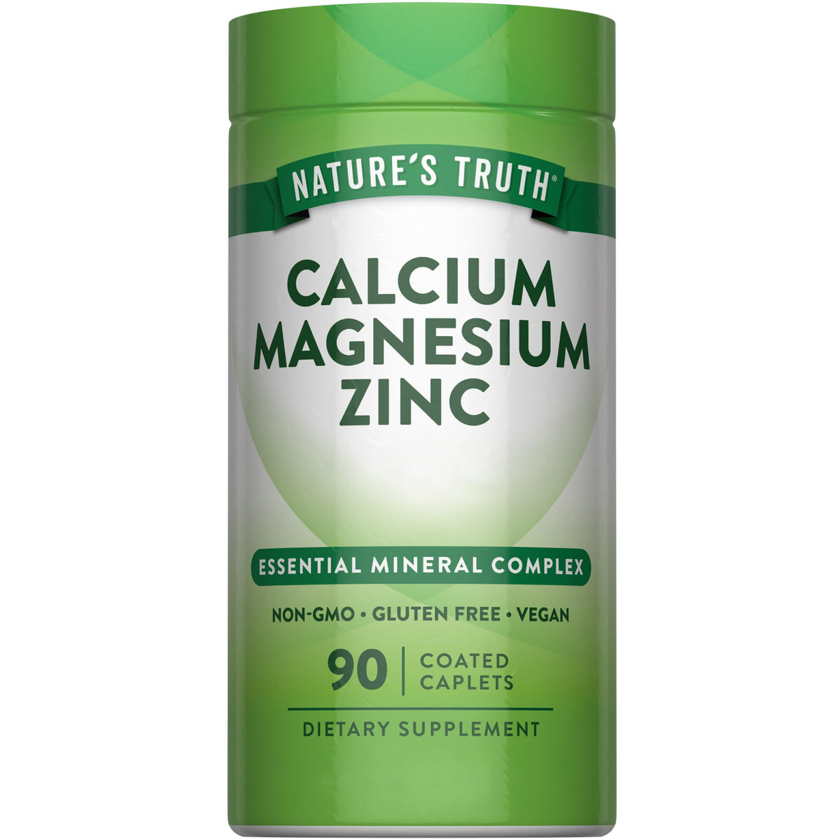 Calcium Magnesium Zinc 90 Coated Caplets E920