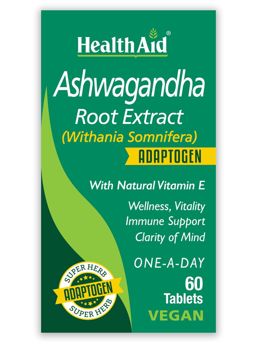 Ashwagandha 350 mg Vegan Standardized Root Extract 60 Tablets N84803