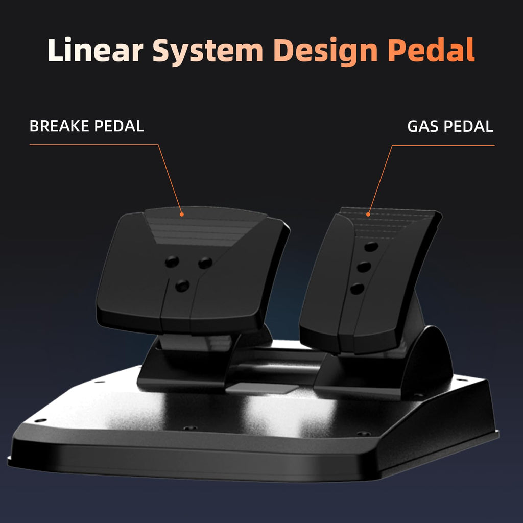 Gaming Steering Wheel with Pedals F62374