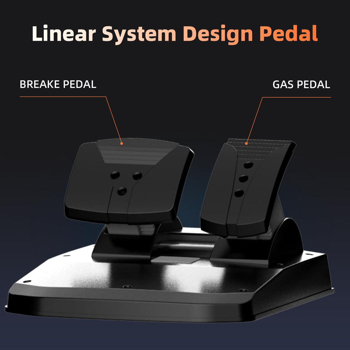 Gaming Steering Wheel with Pedals F62374
