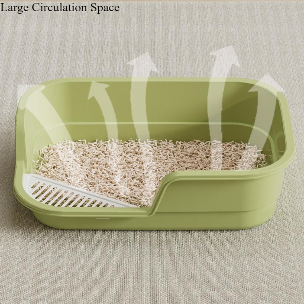 High Sides Low Entry Cat Litter Box J425888