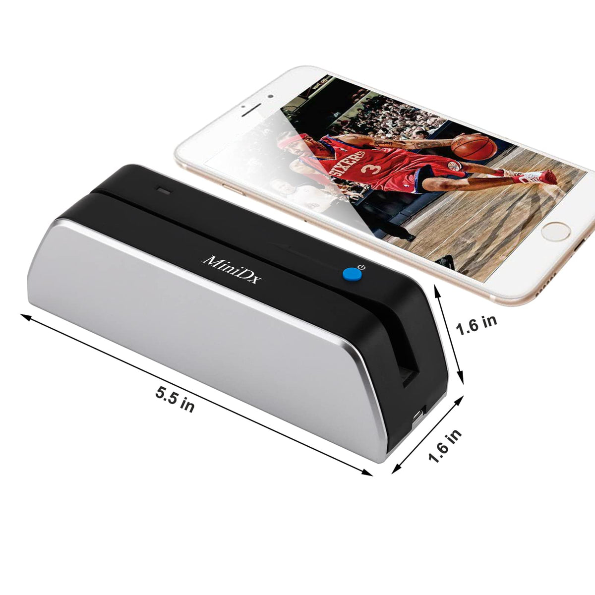 Bluetooth Magnetic Swipe Card Reader Writer Encoder 3-Track C2101