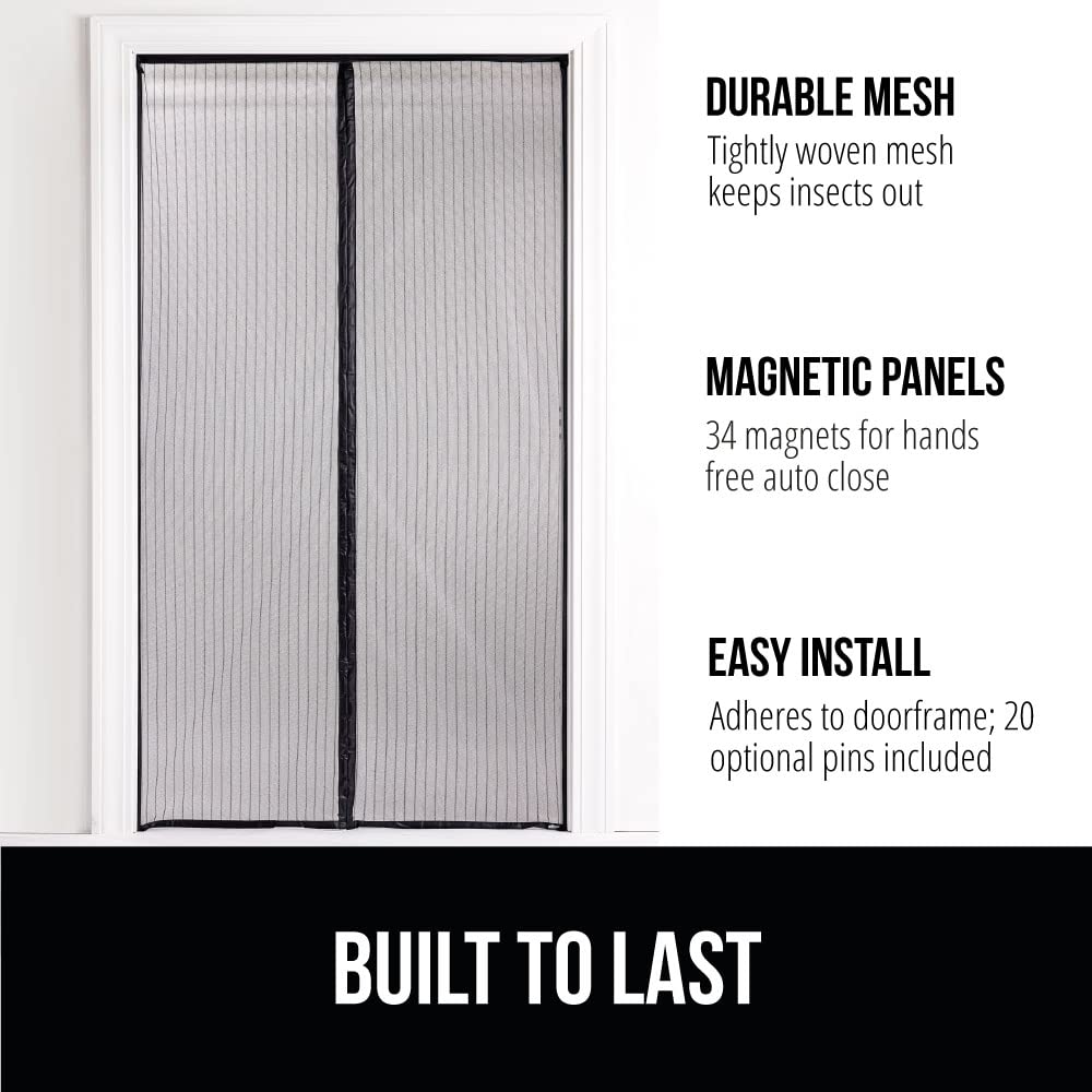 Magnetic Screen Door Black 38Wx82H S789755
