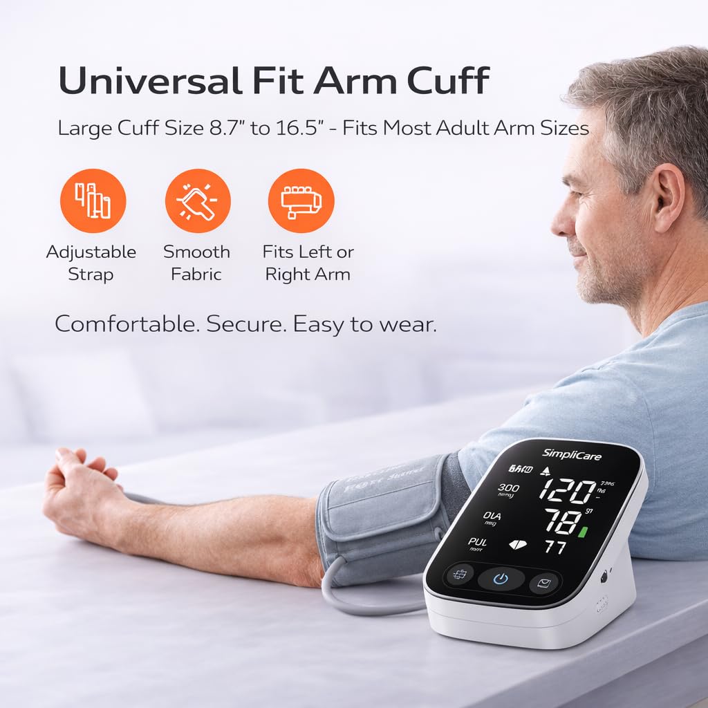 Blood Pressure Monitor with XL Cuff and LED Display H6713