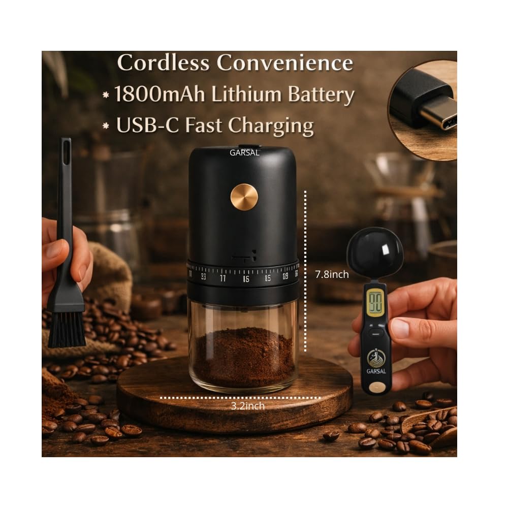 Electric Burr Coffee Grinder with 40 Grind Settings N9241