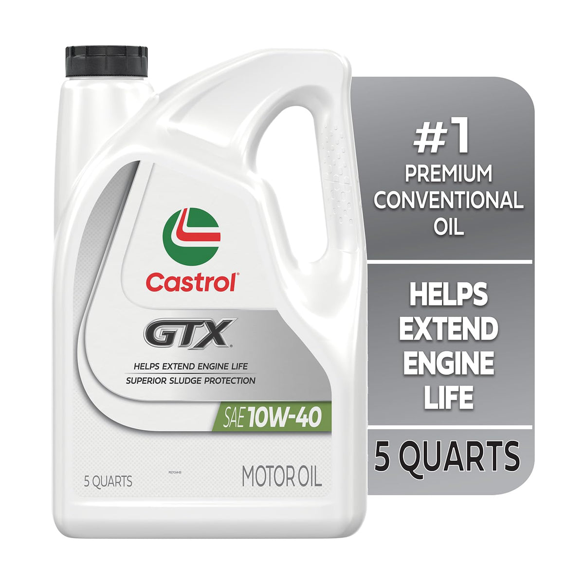 10W-40 Conventional Motor Oil, 5 Quarts S9273
