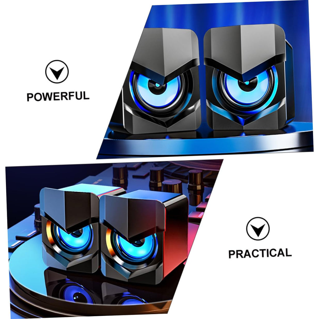 2 Pack USB Powered Mini Computer Speakers X88049