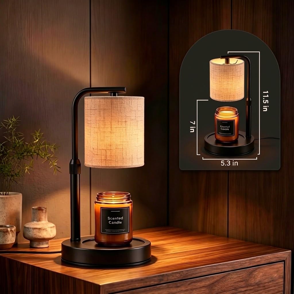Dimmable Candle Warmer Lamp with Timer H12671