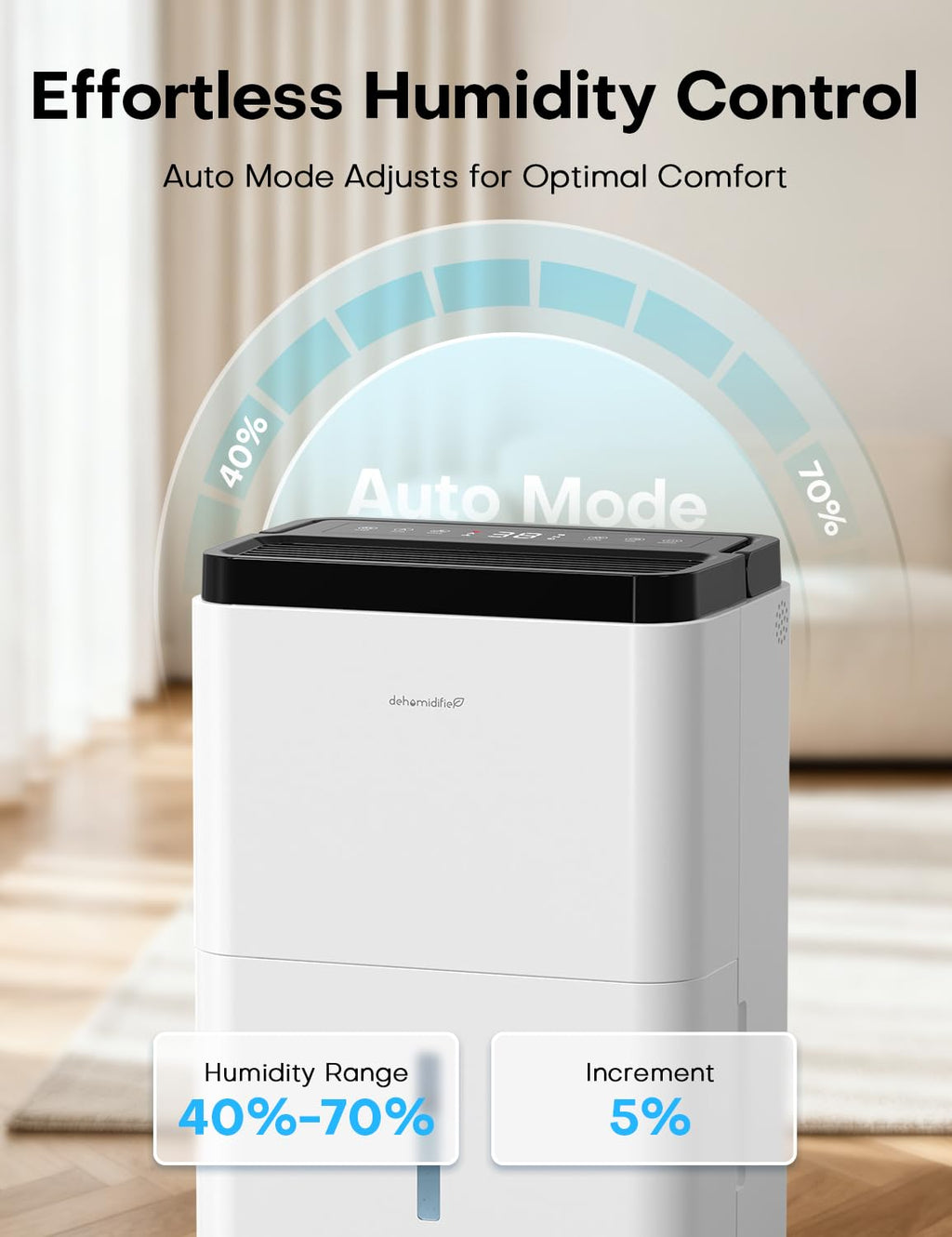 35 Pints Dehumidifier with Drain Hose D10145