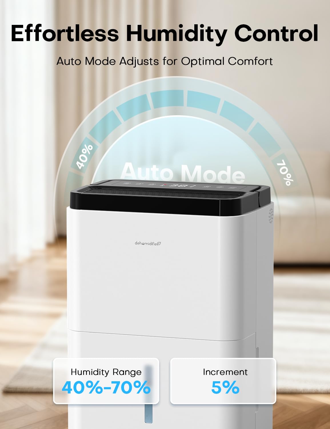 35 Pints Dehumidifier with Drain Hose D10145