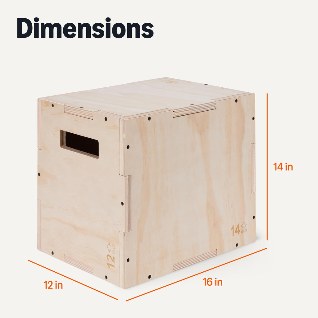 3-in-1 Wooden Plyo Box G10655