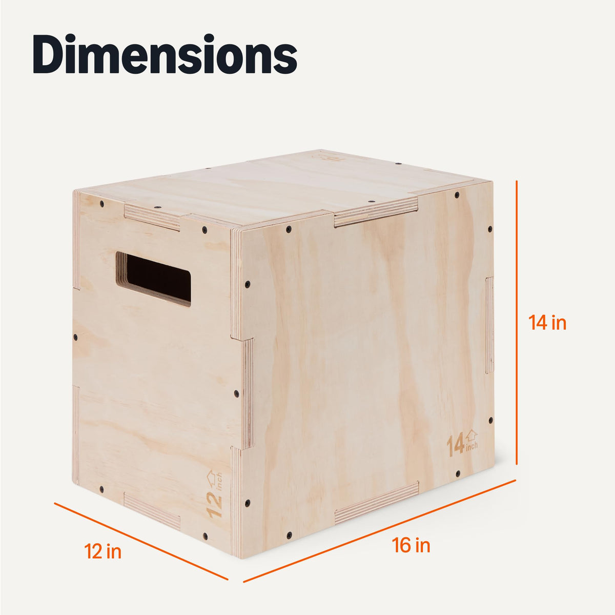 3-in-1 Wooden Plyo Box G10655