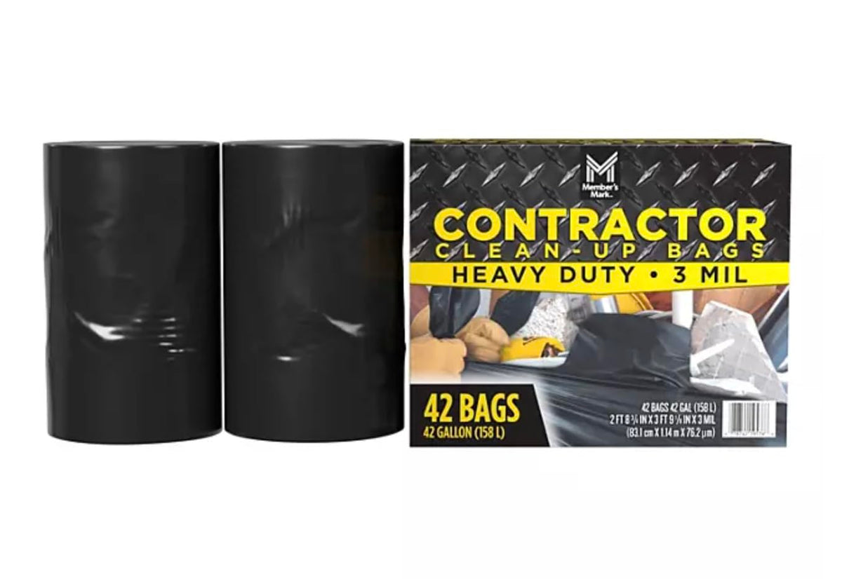 Commercial Contractor Clean-Up Trash Bags 42 gal. 42 ct. Z183127