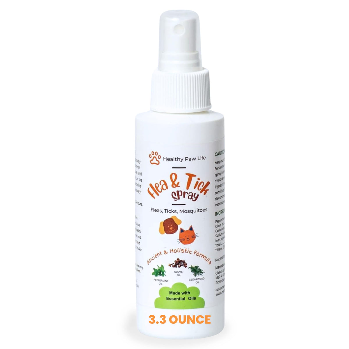 Plant-Based Flea & Tick Spray for Dogs & Cats P6517