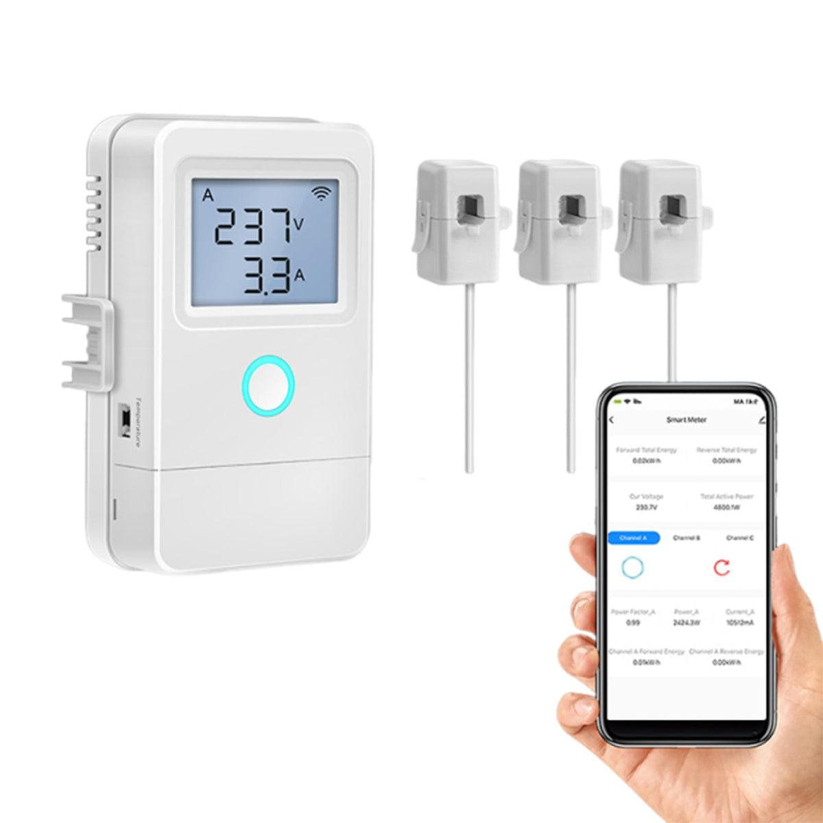 Smart Energy Monitor with 16A Circuit Breaker S78045