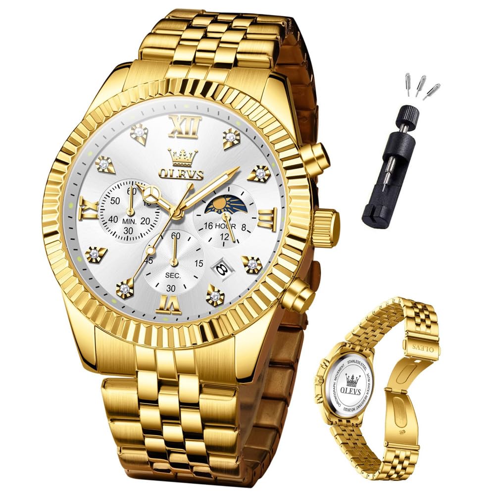 Men Quartz Stainless Steel Waterproof Luminous Watch I207