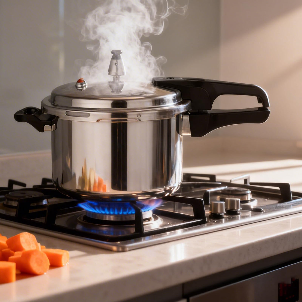 4.2 Quart Aluminum Stovetop Pressure Cooker A7697