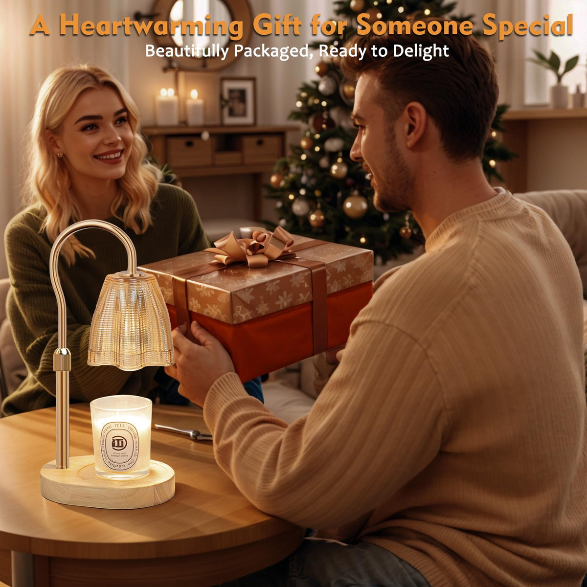 Adjustable Candle Warmer Lamp with Timer & Dimmer Z5807