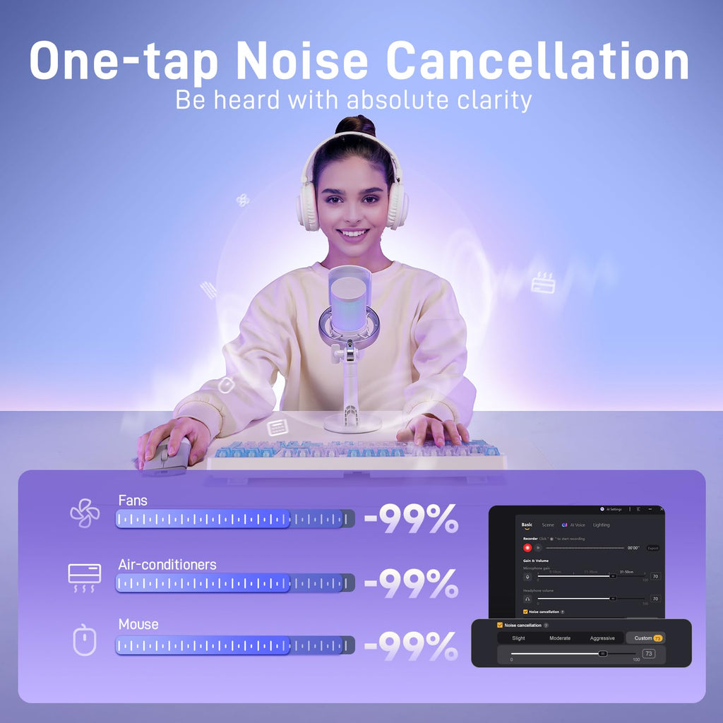 Wireless Condenser Microphone with Boom Arm A1264