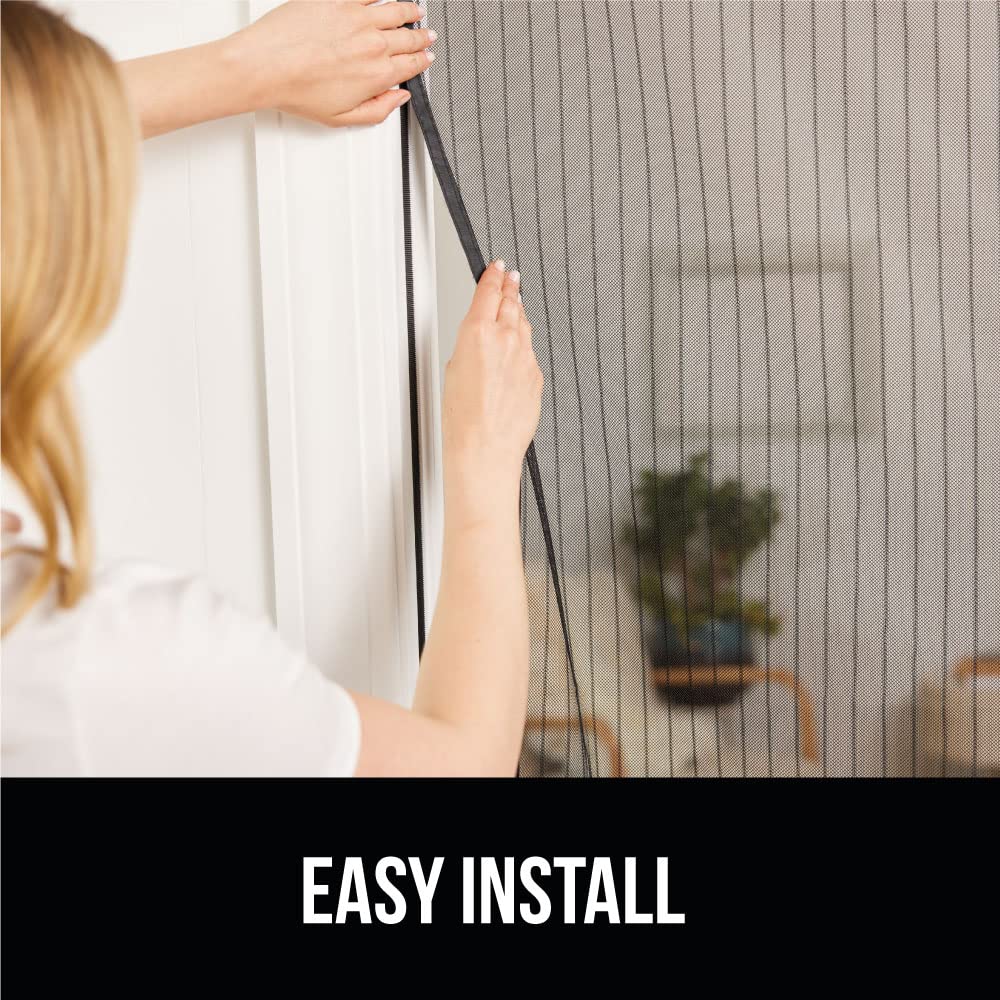 Magnetic Screen Door Black 38Wx82H S789755