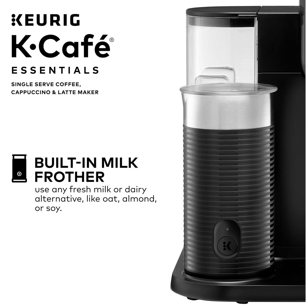 Single Serve Coffee, Latte and Cappuccino Maker, Black Q3410