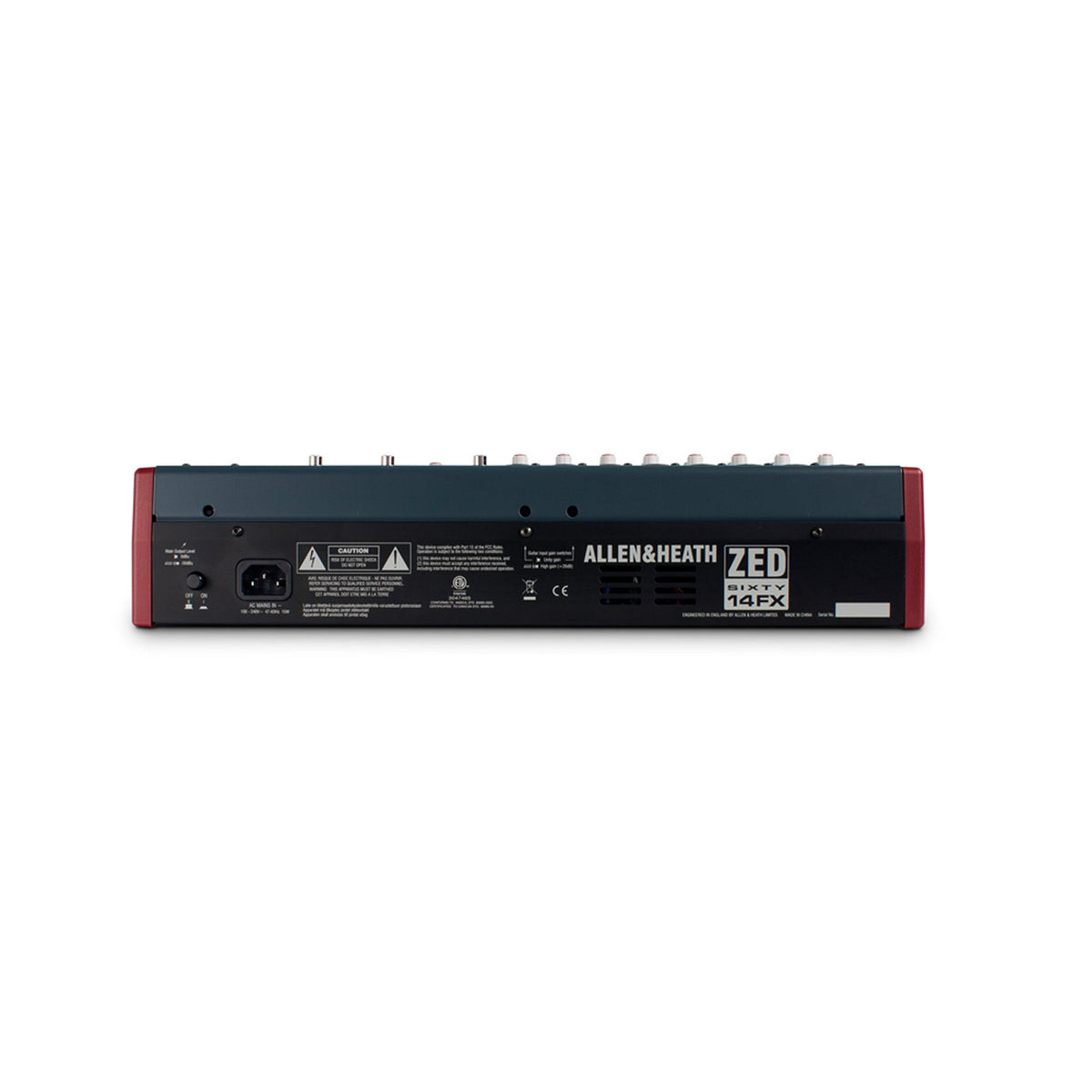 Audio Mixer with 6 Mic/Line, 2 Mic/Line/DI, 3 Stereo Line, Onboard FX and USB I/O D656