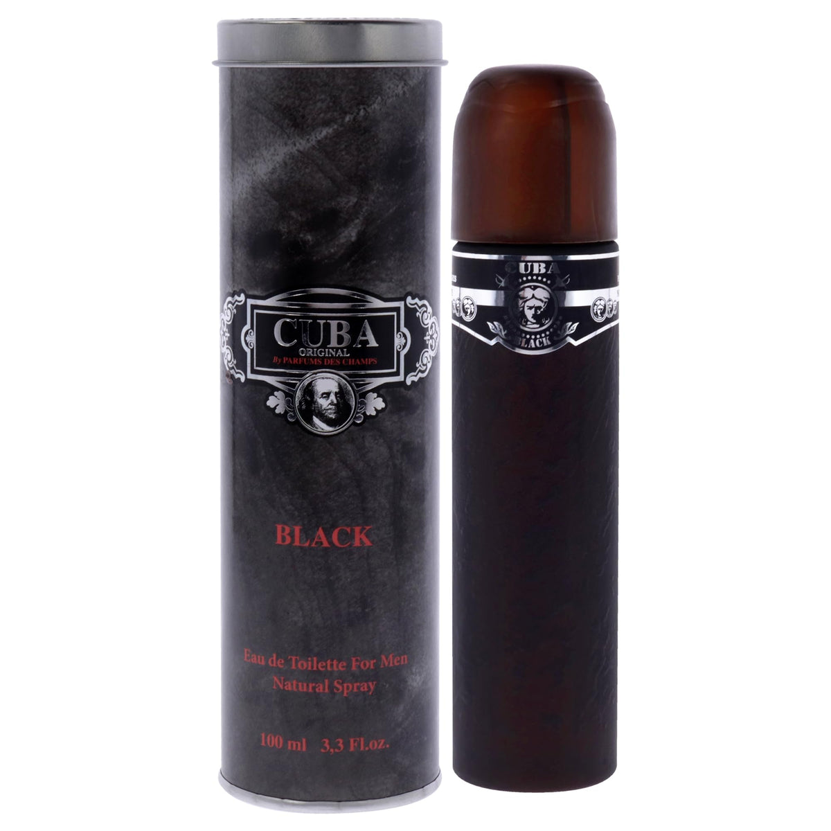 Black Men EDT Spray 3.3 Ounce G32278