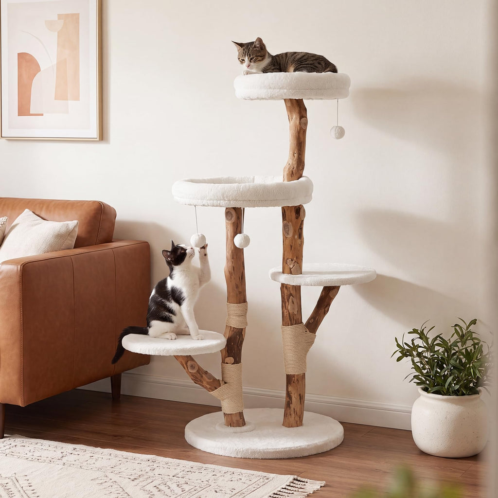 Cat Tree Tower with Scratching Post T947942