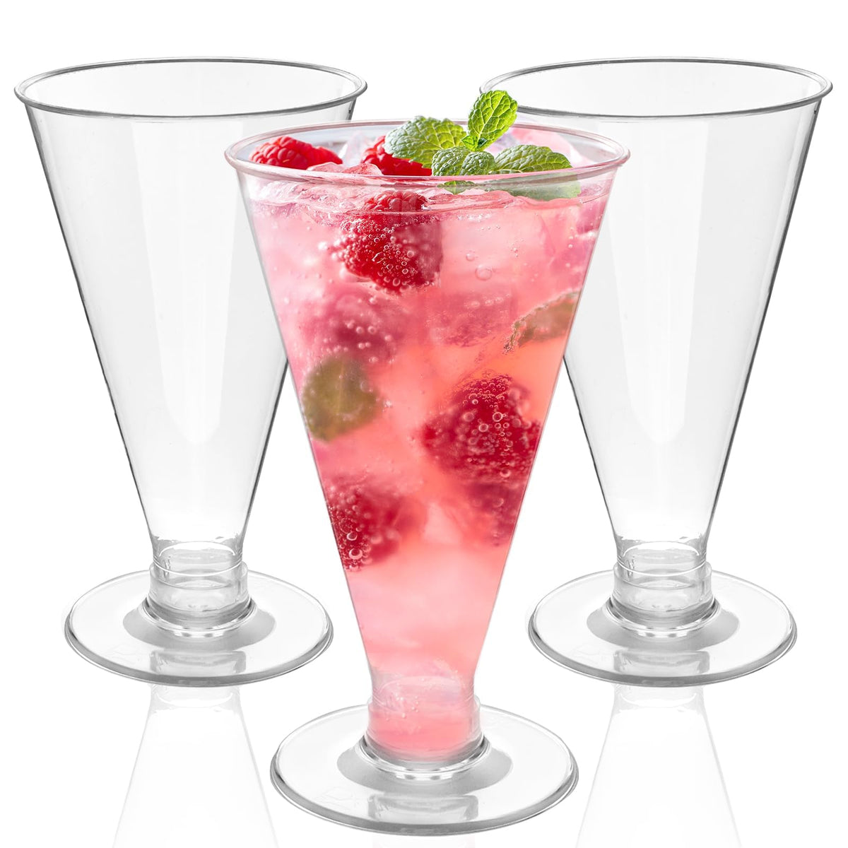 40 PCS 6 oz Plastic Martini Glasses X487178