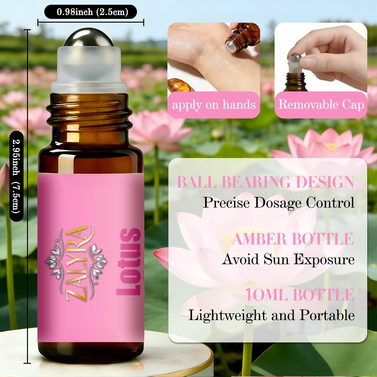 Lavender&Lotus Essential Oil 4 Fl Oz+0.33 Fl Oz O1067