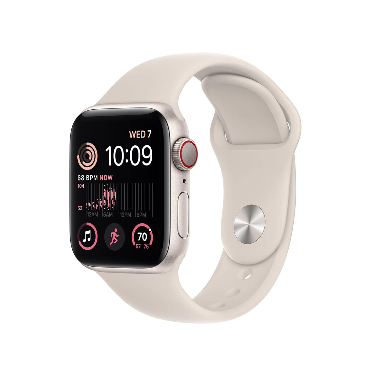 GPS + Cellular 40mm Starlight Aluminum Case with Sport Band Smartwatch A4538