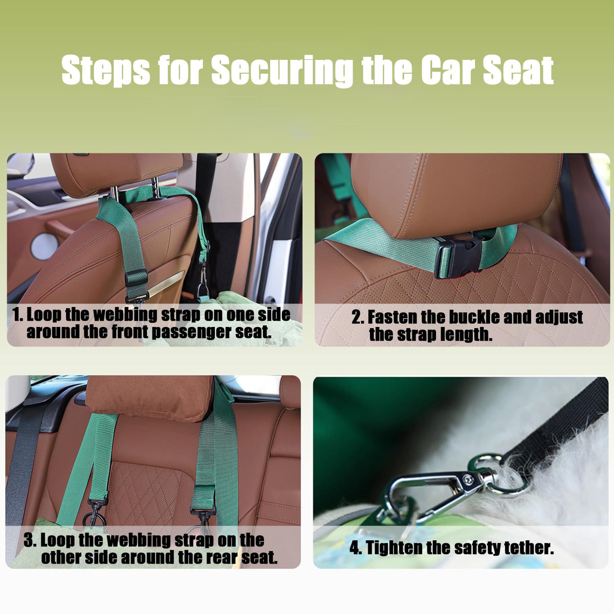 2-in-1 Dog Car Seat for Small Dogs X12037