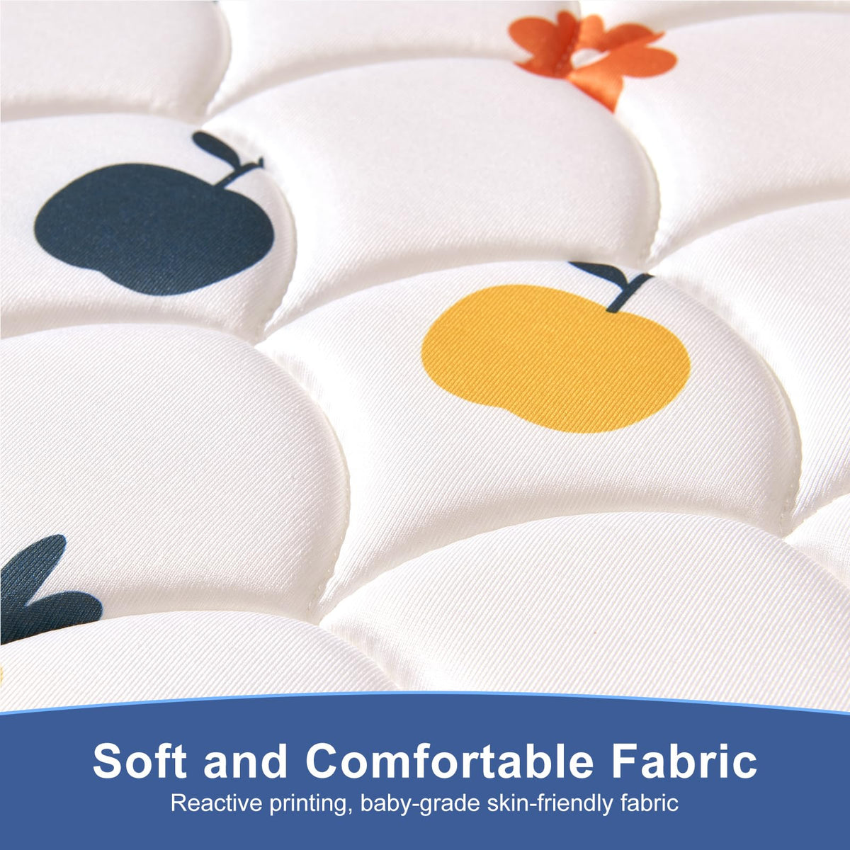Mini Crib Mattress 38" x 24" x 4" Premium Foam Hypoallergenic S559