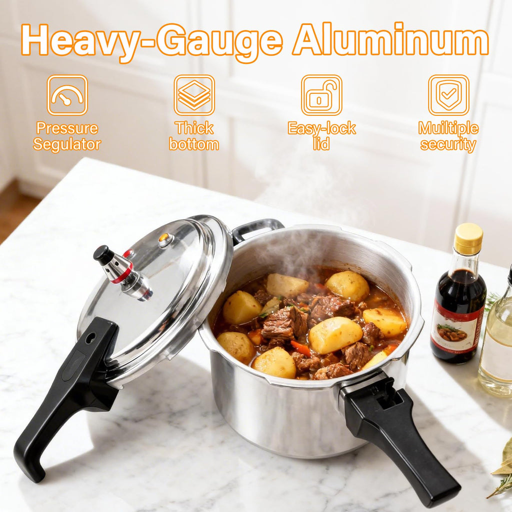 4.2 Quart Aluminum Stovetop Pressure Cooker A7697