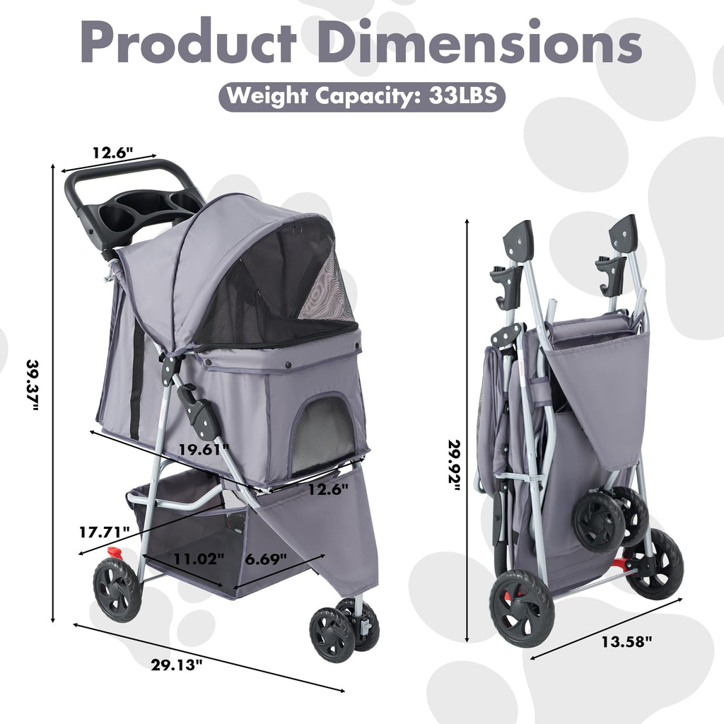 3 Wheels Pet Stroller S421
