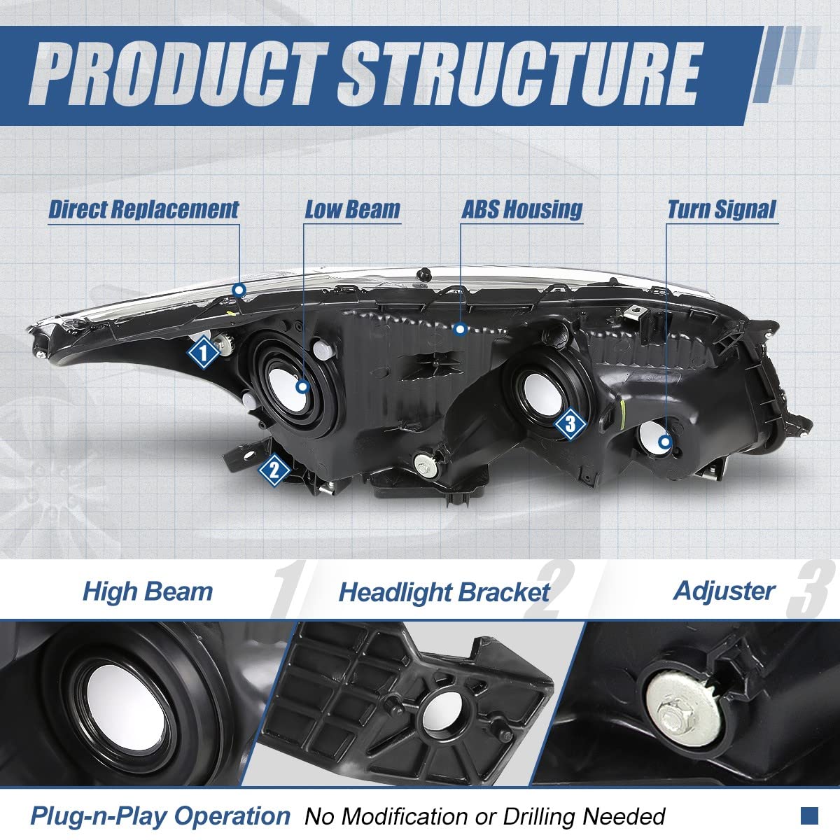 Headlights Assembly B34867